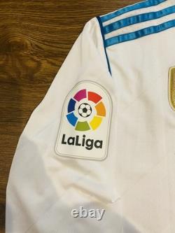 2017/18 Real Madrid Home L/S Player Issue Shirt Jersey No. 7 C. Ronaldo Size 12
