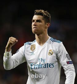 2017-18 Real Madrid Home Long Sleeve UCL 7 Ronaldo