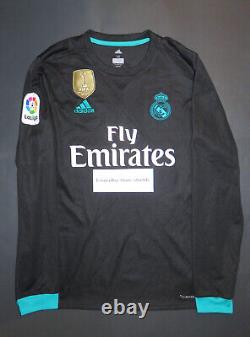 2017-2018 Adidas Real Madrid Cristiano Ronaldo Jersey Shirt Kit Away Long Sleeve