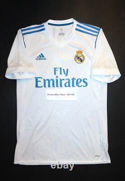 2017-2018 Real Madrid Cristiano Ronaldo Authentic Adizero Home Jersey Shirt Kit