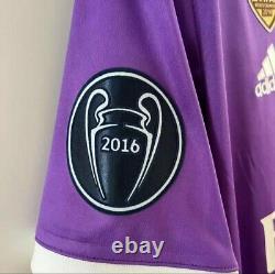 2017 Real Madrid Ronaldo #7 Official Away Jersey Short Sleeve Size L