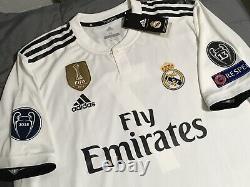 2018-19 Adidas Real Madrid Home Authentic Soccer Jersey Ronaldo 7 Size XL CG0561