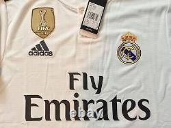 2018-19 Adidas Real Madrid Home Replica Soccer Jersey Kroos 8 Size Small DH3372
