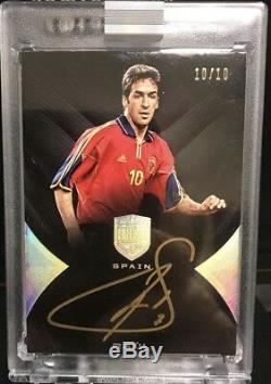2018-19 Eminence Soccer Raul Spain 10/10 Auto Autograph Real Madrid Mint Jersey