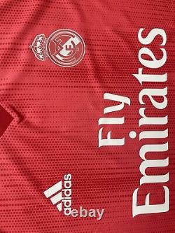 2018/19 Real Madrid Authentic Third Jersey #9 Benzema Large Player Issue 3rd NEW