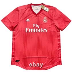 2018/19 Real Madrid Authentic Third Jersey #9 Benzema XL Player Issue 3rd NEW