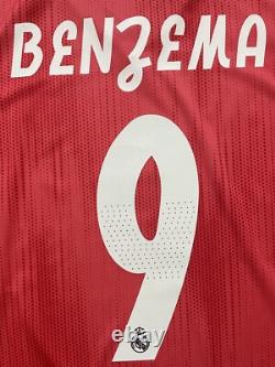 2018/19 Real Madrid Authentic Third Jersey #9 Benzema XL Player Issue 3rd NEW