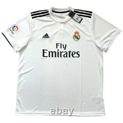 2018/19 Real Madrid Home Jersey #7 Ronaldo XL Adidas Soccer Farewell CR7 NEW 2018/19 Real Madrid Home Jersey #7 Ronaldo XL Adidas Soccer Farewell CR7 NEW