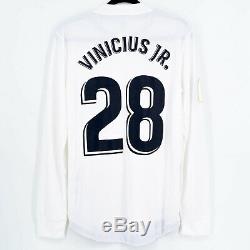 2018-19 Real Madrid Home Shirt #28 VINICIUS JR Match Worn Jersey