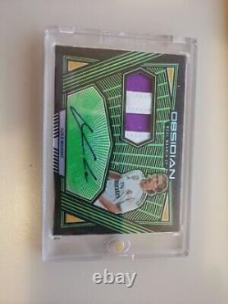 2019-20 Obsidian Green 2 Color /15 Jersey Auto Luka Modric Real Madrid