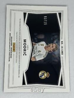 2019-20 Obsidian Luka Modric /15 Green 2 Color Jersey Auto Real Madrid Rare