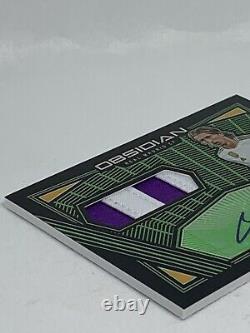 2019-20 Obsidian Luka Modric /15 Green 2 Color Jersey Auto Real Madrid Rare