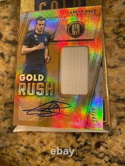 2019/20 Panini Gold Standard Gareth Bale Auto And Jersey Real Madrid 10/19