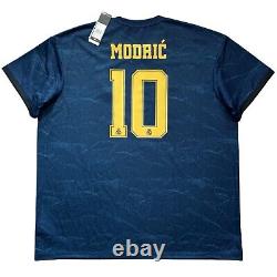 2019/20 Real Madrid Away Jersey #10 Modric 3XL Adidas UCL Short Sleeve NEW