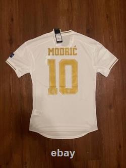 2019/20 Real Madrid Home Champions League Player Version Jersey #10 Modric