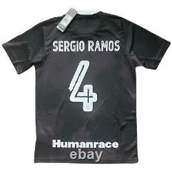 2020/21 Real Madrid 4th Jersey #4 Sergio Ramos Small Human Race Pharrell NEW