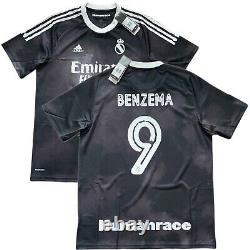 2020/21 Real Madrid 4th Jersey #9 Benzema Large Human Race Pharrell Willams NEW