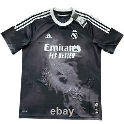 2020/21 Real Madrid 4th Jersey #9 Benzema Large Human Race Pharrell Willams NEW