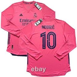 2020/21 Real Madrid Authentic Away Jersey #10 Modric XL Long Sleeve NEW