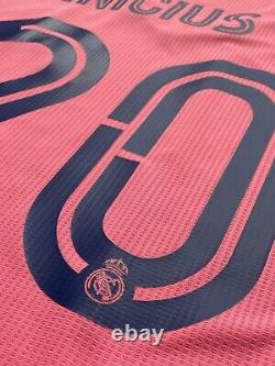2020/21 Real Madrid Authentic Away Jersey #20 Vinicius Jr 2XL Long Sleeve NEW