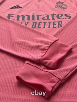 2020/21 Real Madrid Authentic Away Jersey #9 Benzema 2XL Long Sleeve UCL NEW