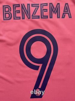 2020/21 Real Madrid Authentic Away Jersey #9 Benzema 2XL Long Sleeve UCL NEW