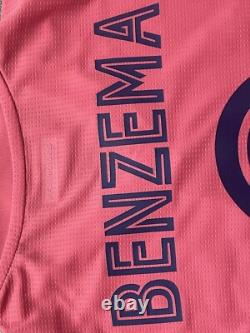 2020/21 Real Madrid Authentic Away Jersey #9 Benzema 2XL Long Sleeve UCL NEW
