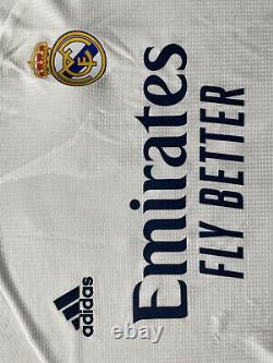 2020/21 Real Madrid Authentic Home Jersey #20 Vinicius Jr XL Long Sleeve NEW