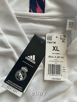 2020/21 Real Madrid Authentic Home Jersey #9 Benzema XL Player Issue Adidas NEW