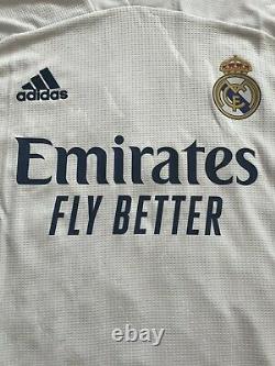 2020/21 Real Madrid Authentic Home Jersey #9 Benzema XL Player Issue Adidas NEW