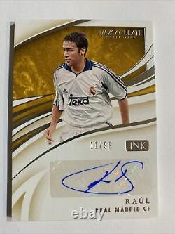 2020 Panini Immaculate RAUL Auto 11/99 Ink Real Madrid