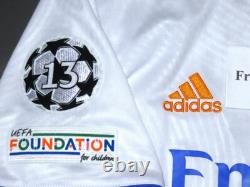 2021-2022 Adidas Real Madrid Karim Benzema Home UCL Kit Jersey Shirt GQ1359