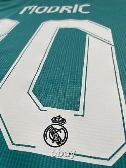 2021/22 Real Madrid Authentic 3rd Jersey #10 Modric XL UCL Long Sleeve NEW