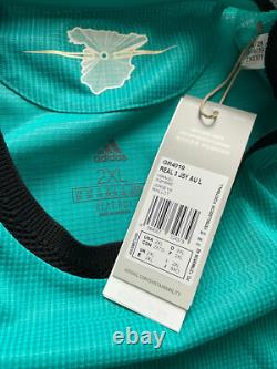 2021/22 Real Madrid Authentic 3rd Jersey #20 Vini Jr. 2XL UCL Long Sleeve NEW