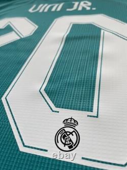2021/22 Real Madrid Authentic 3rd Jersey #20 Vini Jr. 2XL UCL Long Sleeve NEW