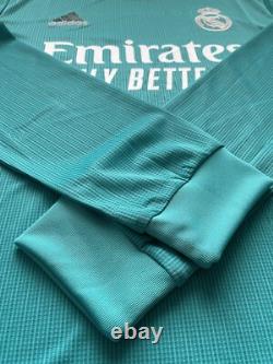 2021/22 Real Madrid Authentic 3rd Jersey #20 Vini Jr. 2XL UCL Long Sleeve NEW