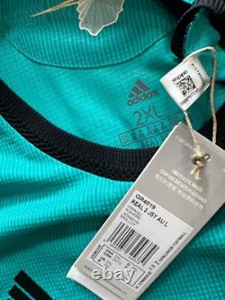 2021/22 Real Madrid Authentic 3rd Jersey #9 BENZEMA 2XL UCL Long Sleeve NEW