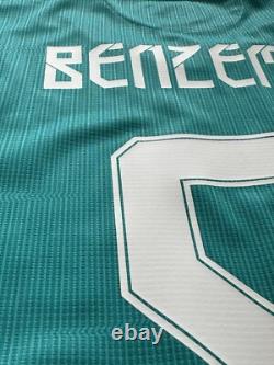 2021/22 Real Madrid Authentic 3rd Jersey #9 BENZEMA 2XL UCL Long Sleeve NEW