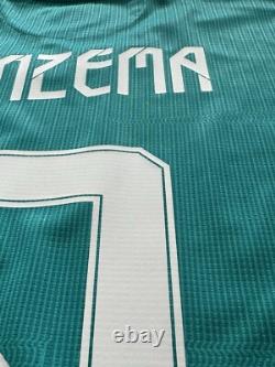 2021/22 Real Madrid Authentic 3rd Jersey #9 BENZEMA 2XL UCL Long Sleeve NEW