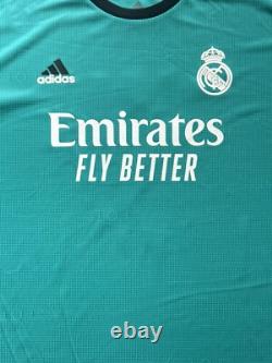 2021/22 Real Madrid Authentic 3rd Jersey #9 BENZEMA 2XL UCL Long Sleeve NEW