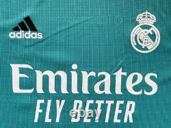 2021/22 Real Madrid Authentic 3rd Jersey #9 BENZEMA 2XL UCL Long Sleeve NEW