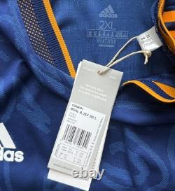 2021/22 Real Madrid Authentic Away Jersey #20 Vini Jr 2XL Long Sleeve Player Kit