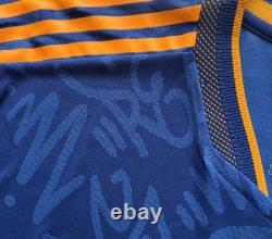 2021/22 Real Madrid Authentic Away Jersey #20 Vini Jr 2XL Long Sleeve Player Kit