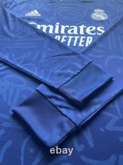 2021/22 Real Madrid Authentic Away Jersey #20 Vini Jr 2XL Long Sleeve Player Kit