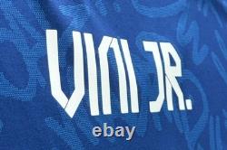 2021/22 Real Madrid Authentic Away Jersey #20 Vini Jr 2XL Long Sleeve Player Kit