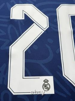 2021/22 Real Madrid Authentic Away Jersey #20 Vini Jr 2XL Long Sleeve Player Kit