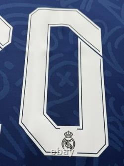 2021/22 Real Madrid Authentic Away Jersey #20 Vini Jr 2XL Long Sleeve Player Kit