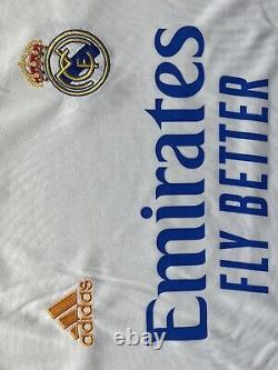 2021/22 Real Madrid Home Jersey #20 Vini Jr. 2XL Adidas UCL Long Sleeve NEW