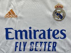 2021/22 Real Madrid Home Jersey #9 BENZEMA 3XL Adidas UCL Long Sleeve NEW