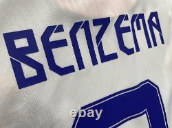 2021/22 Real Madrid Home Jersey #9 BENZEMA 3XL Adidas UCL Long Sleeve NEW